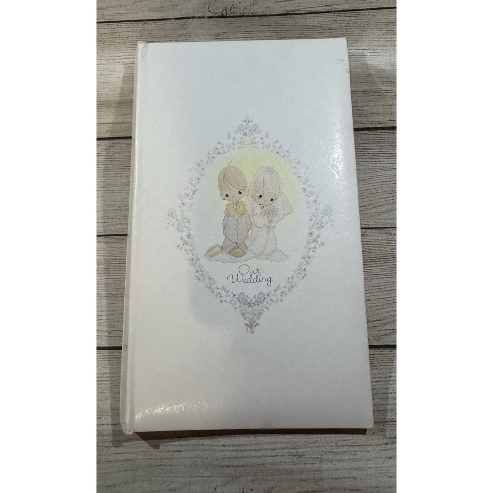 VTG Precious Moments Flip Photo Album Wedding Book Holds 40 3.5" x 5" READ GT10